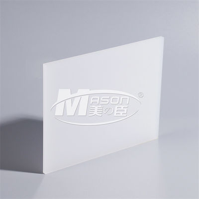 2mm Matte Frosted Opaque Color Acrylic Blatt-Badezimmer