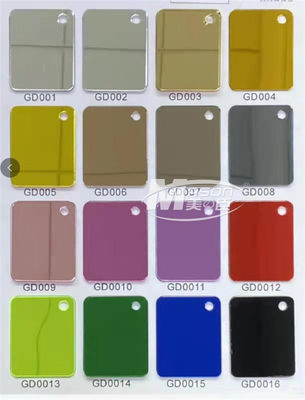 Glasgold-Acryl-Spiegelblatt Plexiglas-Klebstoff-Spiegelblätter