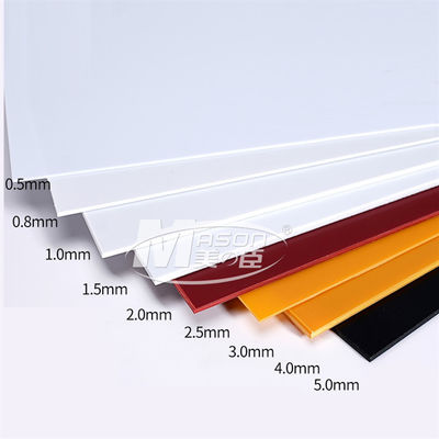 5mm 6mm 8mm stark Plastik-ABS Blatt Home Depot