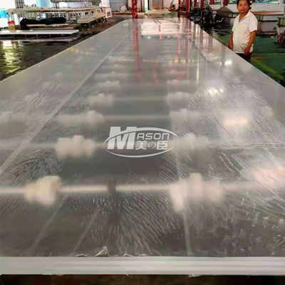 8850x3150mm 70mm Aquarium-Acrylblatt für dekorativen Swimmingpool