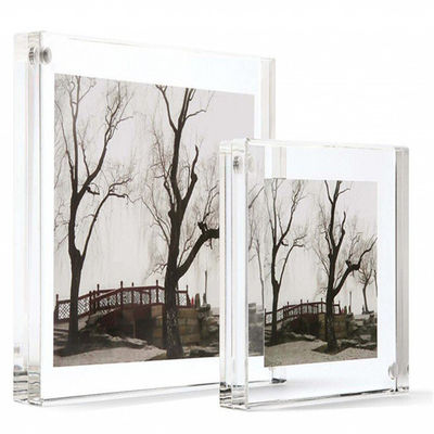 Magnetischer Foto-acrylsauerrahmen des wasserdichten kundenspezifischen Acrylherstellungs-freien Raumes