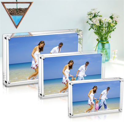 Klares Bilderrahmen-Hauptacrylsauerabteilung des Plexiglas-4x6“ magnetische