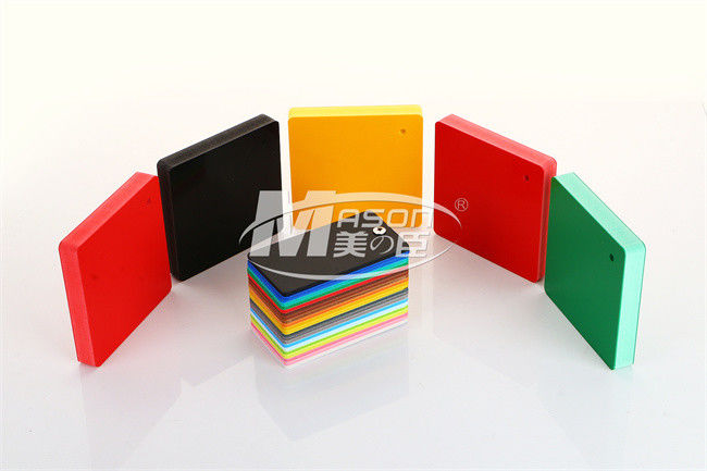 Farbiges 0.6g/Cm3 4x8ft 8mm 10mm 12mm 15mm PVC-Schaum-Brett-Blatt mit hoher Dichte