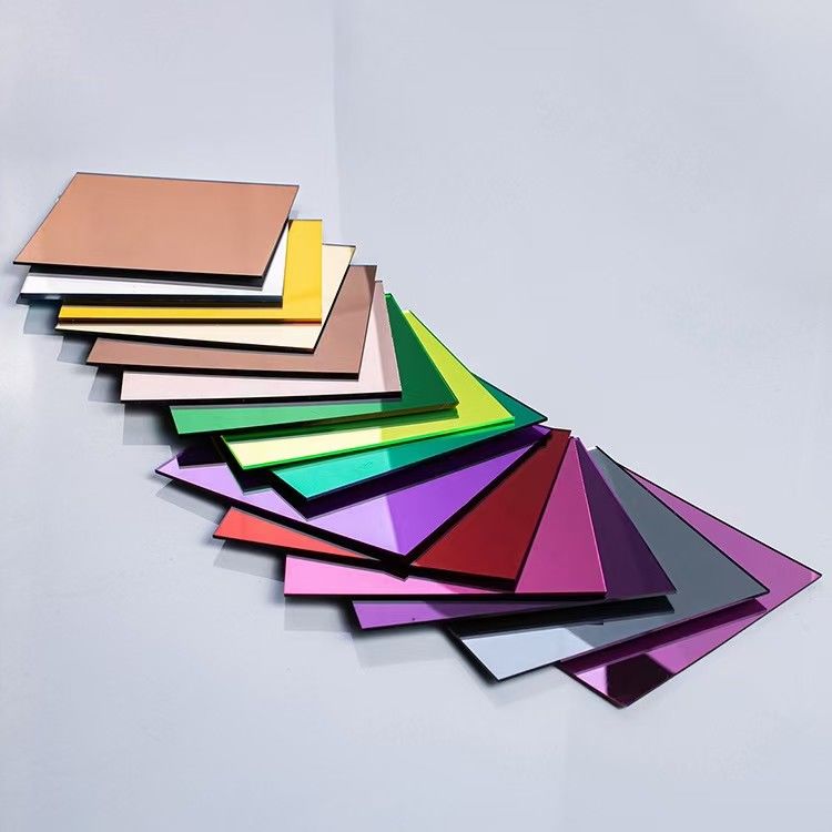 Plexiglas-klebender Acrylspiegel bedeckt das flexible zurechtgeschnittene Plastikspiegel-Blatt
