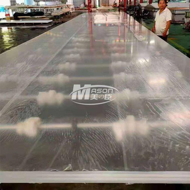 8850x3150mm 70mm Aquarium-Acrylblatt für dekorativen Swimmingpool