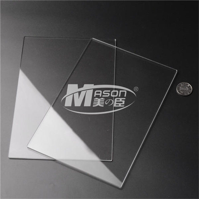 Mason Heat Resistant Clear Acrylic-Kunststoffplatten Pespex für Niesen-Schutz