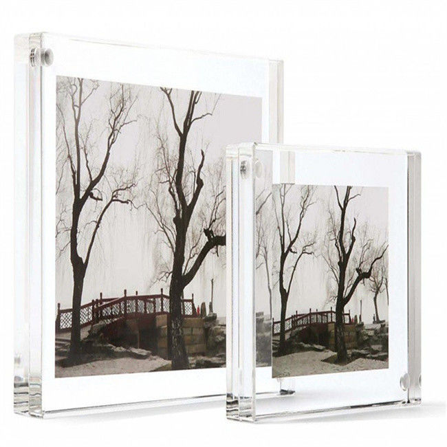 Klares Bilderrahmen-Hauptacrylsauerabteilung des Plexiglas-4x6“ magnetische
