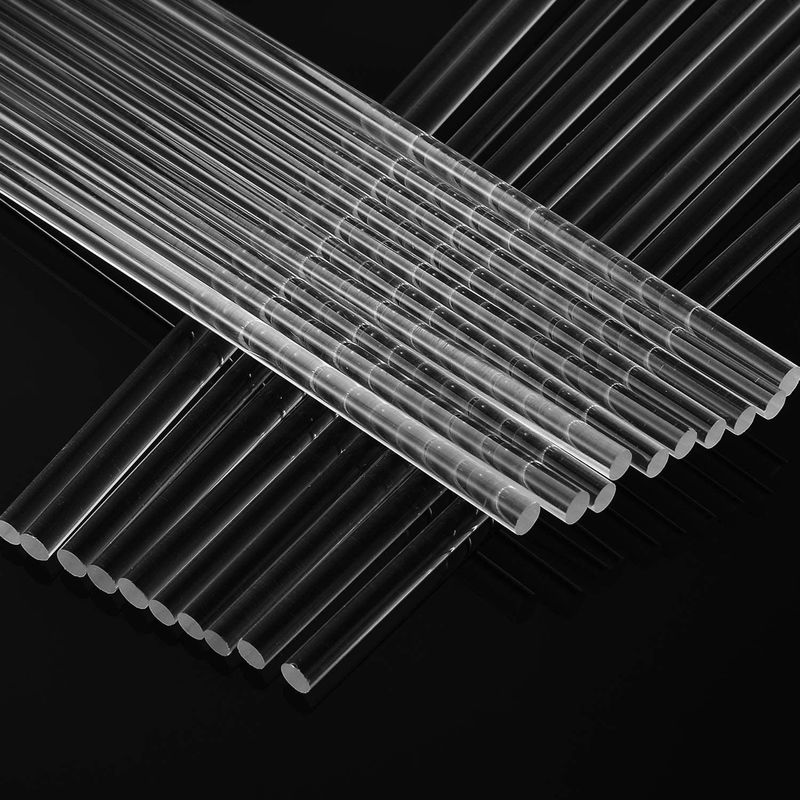 120mm klarer transparenter Acrylvorhang Rod Exruded Clear Acrylic Bar Rod