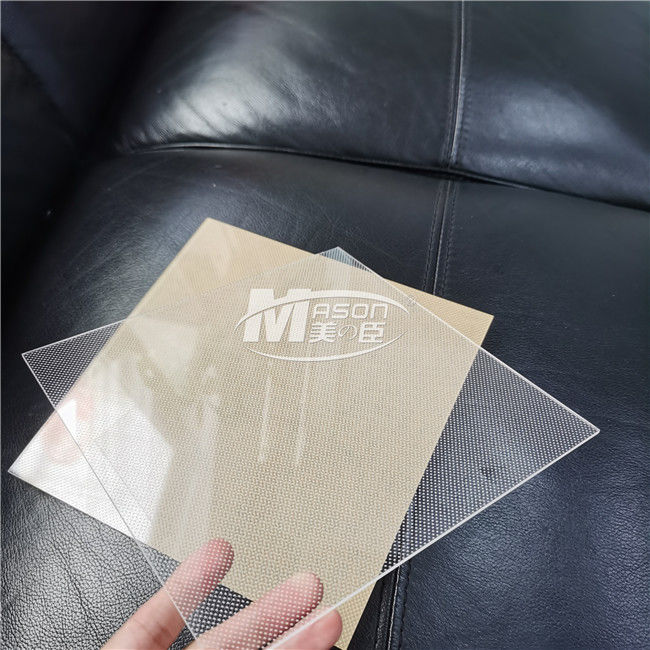 15mm 1220x2440mm Mitsubishi Acryllichtleiter-Platte LGP für LED-Platte 