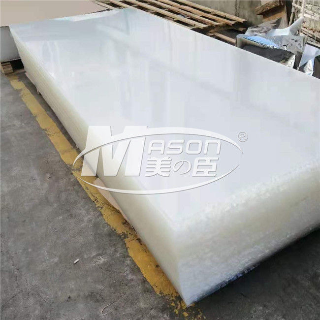 Kratzer-beständiges Plexiglas 6mm 5H verhärtete das geworfene Acrylblatt, das mit PET Film klar ist
