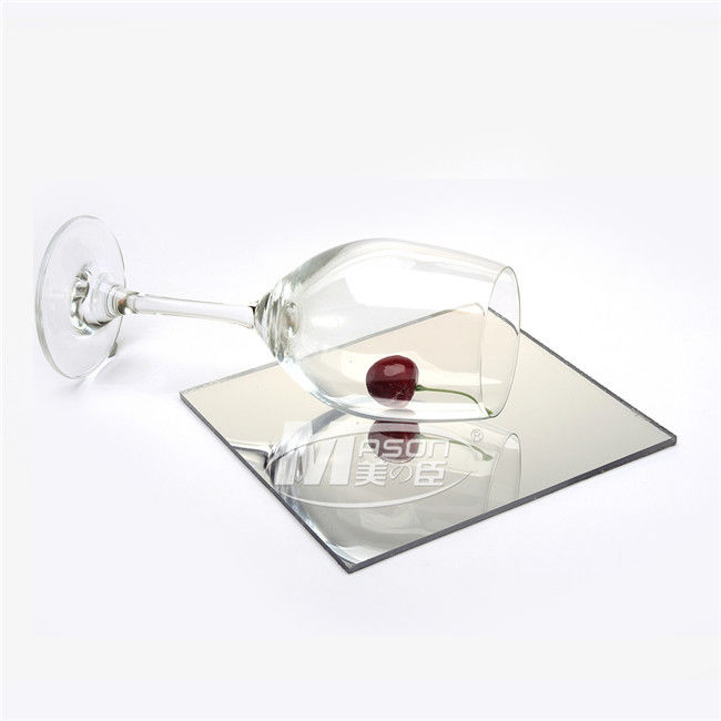 Blatt-Plexiglas-Blatt einseitiger des Goldsilber-Spiegel-Acrylblatt-PMMA